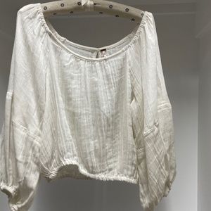 Free People crop blouse